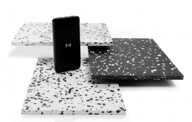 Logo trade promotional giveaways picture of: RCS standard recycled plastic wireless powerbank