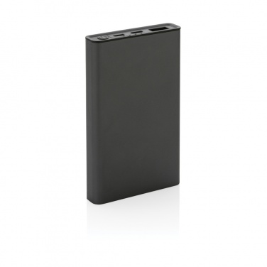 Logo trade advertising product photo of: Terra RCS recycled aluminium powerbank 5.000 mAh