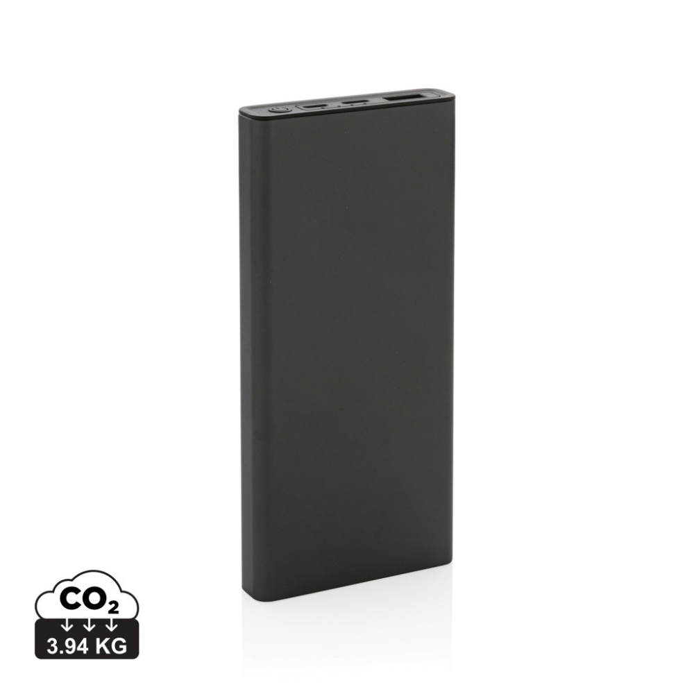 Logotrade promotional item picture of: Terra RCS recycled 18W aluminium powerbank 10.000 mAh
