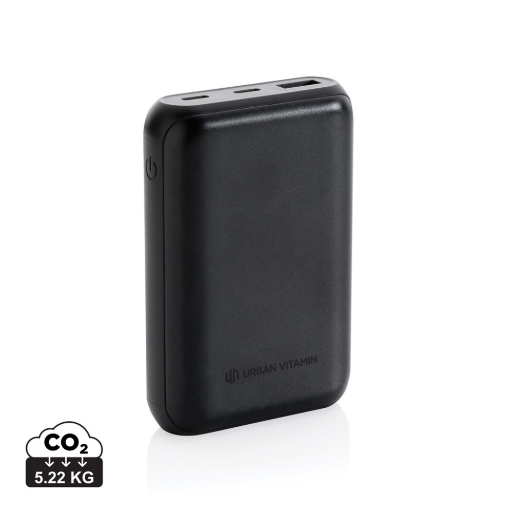 Logo trade promotional giveaways image of: Urban Vitamin Alameda 10.000 mAh 18W PD powerbank