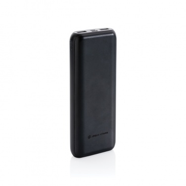 Logo trade promotional giveaway photo of: Urban Vitamin Pasadena 20.000 mAh 18W PD powerbank