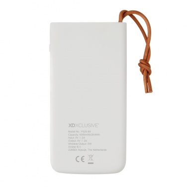 Logotrade business gifts photo of: Aria 8.000 mAh 5W wireless charging powerbank