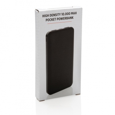 Logotrade promotional products photo of: High Density 10.000 mAh Pocket Powerbank