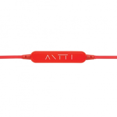 Logo trade promotional merchandise photo of: Wireless earbuds in pouch