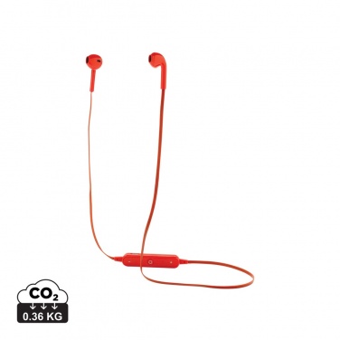 Logo trade promotional merchandise photo of: Wireless earbuds in pouch