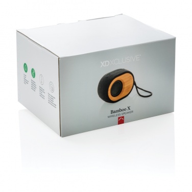 Logo trade corporate gift photo of: Bamboo X  speaker