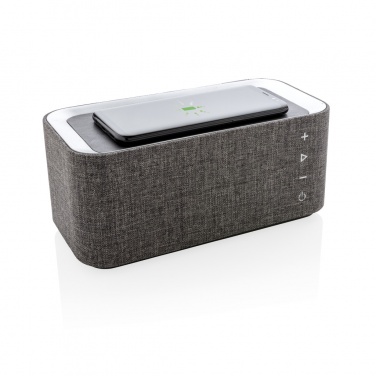 Logo trade promotional products image of: Vogue wireless charging speaker