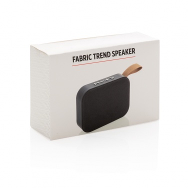 Logo trade promotional product photo of: Fabric trend speaker