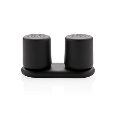 Logo trade corporate gift photo of: Double induction charging speaker