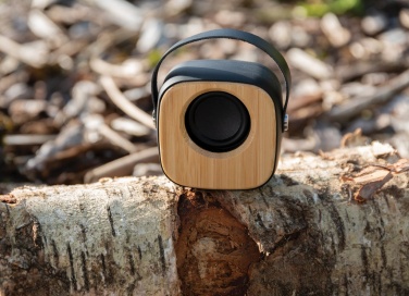 Logotrade corporate gift image of: Bamboo 3W Wireless Fashion Speaker