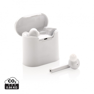 Logo trade advertising product photo of: Liberty wireless earbuds in charging case