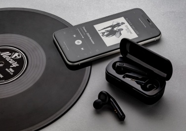 Logotrade corporate gift image of: Free Flow TWS earbuds in charging case