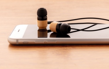 Logotrade promotional gifts photo of: Bamboo wireless earbuds