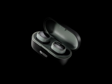 Logo trade promotional giveaway photo of: Swiss peak TWS earbuds