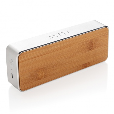 Logotrade promotional product image of: Nevada Bamboo 3W wireless speaker