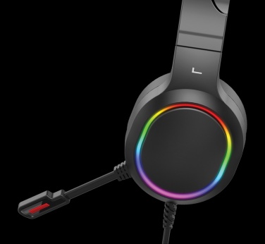 Logo trade promotional items picture of: RGB gaming headset