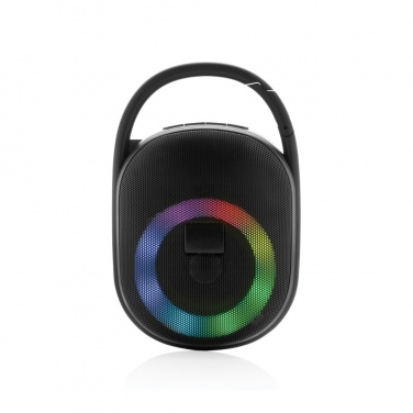 Logo trade promotional gifts picture of: RCS recycled plastic Lightboom 5W Clip speaker