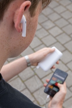 Logotrade promotional giveaway picture of: Liberty TWS earbuds with 5.000 mAh powerbank