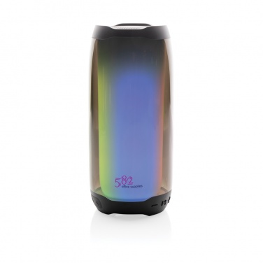 Logo trade promotional gift photo of: RCS recycled plastic Lightboom 10W speaker