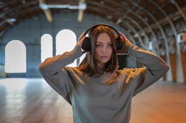 Logo trade corporate gifts image of: Urban Vitamin Palo Alto RCS rplastic headphone