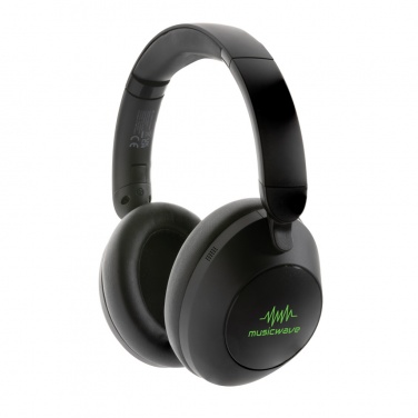 Logo trade advertising products image of: Urban Vitamin Cupertino RCS rplastic ANC headphone