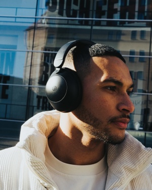 Logotrade promotional gift image of: Urban Vitamin Cupertino RCS rplastic ANC headphone
