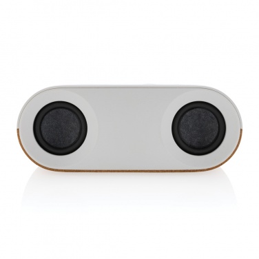 Logo trade promotional items picture of: Oregon RCS recycled plastic and cork 10W speaker