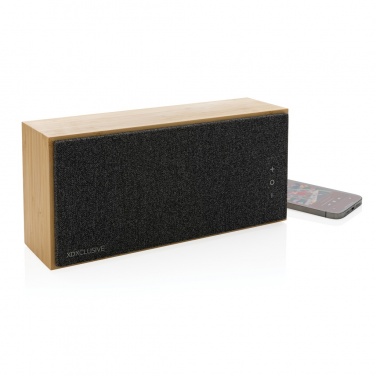 Logo trade promotional giveaways image of: Wynn 20W bamboo wireless speaker