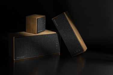 Logo trade promotional giveaways picture of: Wynn 20W bamboo wireless speaker