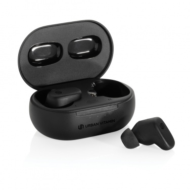 Logo trade promotional gifts image of: Urban Vitamin Gilroy hybrid ANC and ENC earbuds