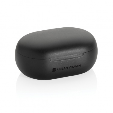 Logo trade promotional giveaways image of: Urban Vitamin Gilroy hybrid ANC and ENC earbuds