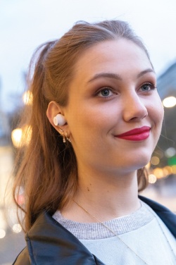 Logo trade promotional giveaways picture of: Urban Vitamin Napa earbuds