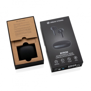 Logo trade corporate gifts image of: Urban Vitamin Byron ENC earbuds