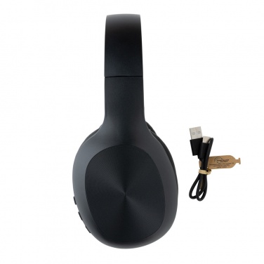 Logo trade promotional giveaways picture of: RCS recycled plastic JAM wireless headphone