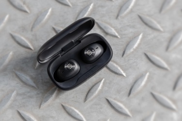 Logo trade promotional giveaway photo of: Urban Vitamin Palm Springs RCS rplastic ENC earbuds