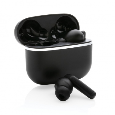 Logotrade promotional gift picture of: RCS recycled plastic Swiss Peak TWS earbuds 2.0