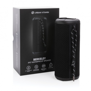 Logo trade promotional merchandise picture of: Urban Vitamin Berkeley IPX7 waterproof 10W speaker