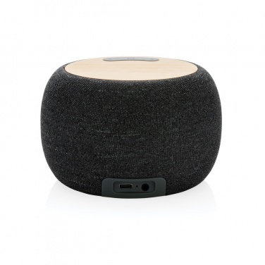 Logotrade promotional gift picture of: RCS Rplastic/PET and bamboo 5W speaker