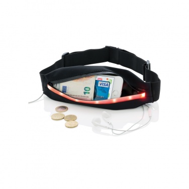 Logo trade promotional merchandise picture of: Running belt with LED