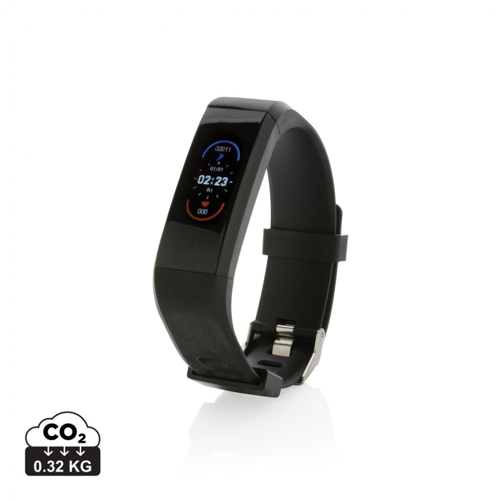 Logo trade corporate gifts picture of: RCS recycled TPU Sense Fit with heart rate monitor
