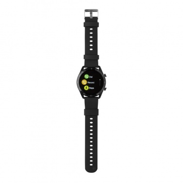 Logo trade promotional merchandise picture of: RCS recycled TPU Fit Watch round