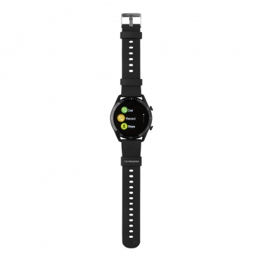 Logo trade promotional merchandise picture of: RCS recycled TPU Fit Watch round