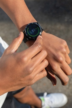 Logo trade promotional gifts picture of: RCS recycled TPU Fit Watch round