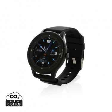 Logo trade promotional giveaway photo of: Swiss Peak RCS recycled TPU Watch