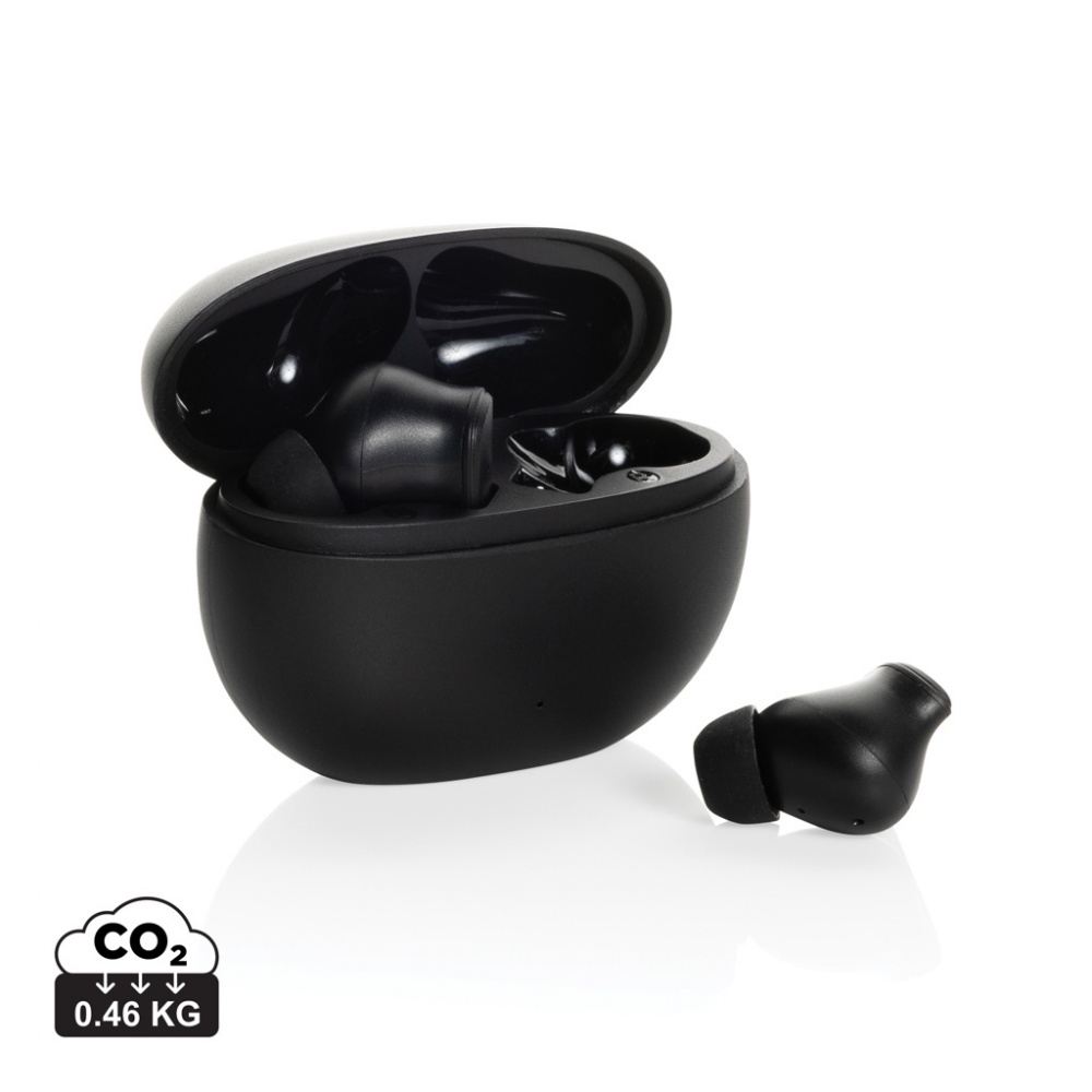 Logo trade promotional giveaway photo of: Prolink RCS recycled plastic hybrid ANC/ENC earbud