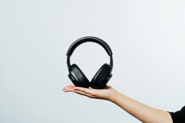 Logotrade promotional giveaway image of: Irvine RCS recycled and repairable ANC wireless headphone