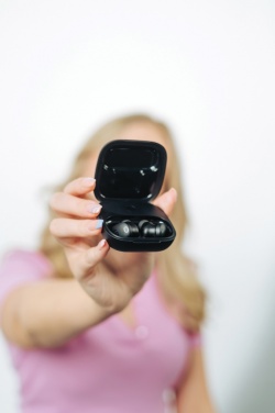 Logotrade promotional giveaways photo of: Lakewood RCS recycled and repairable wireless earbuds