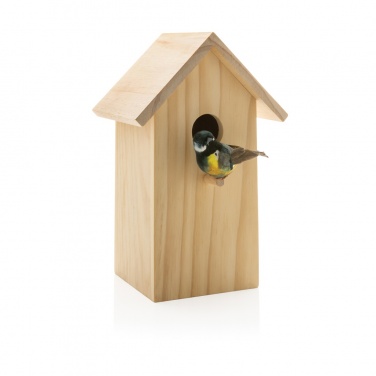 Logo trade promotional product photo of: Wooden birdhouse