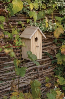 Logo trade advertising products image of: Wooden birdhouse