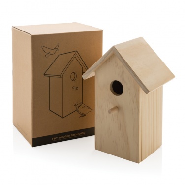 Logotrade business gifts photo of: Wooden birdhouse